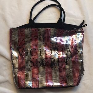Victoria’s Secret large sequin tote bag